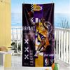 Kobe Customize Text Beach Towel Quickdry Soft Microfiber For Beach Bathroom Outdoor Swimming Pool Camping Picnic Yoga Diving Vacation Accessories