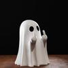 Mini kočičí duchová ozdoba Roztomilá halloweenská dekorace na stůl Strašidelný dárek pro přítelkyni Domácí kancelář Sběratelská figurka Domácí dekorace