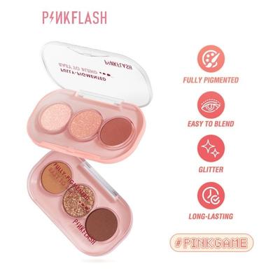 PINKFLASH - 3 Pan Eyeshadow - 11 Colors