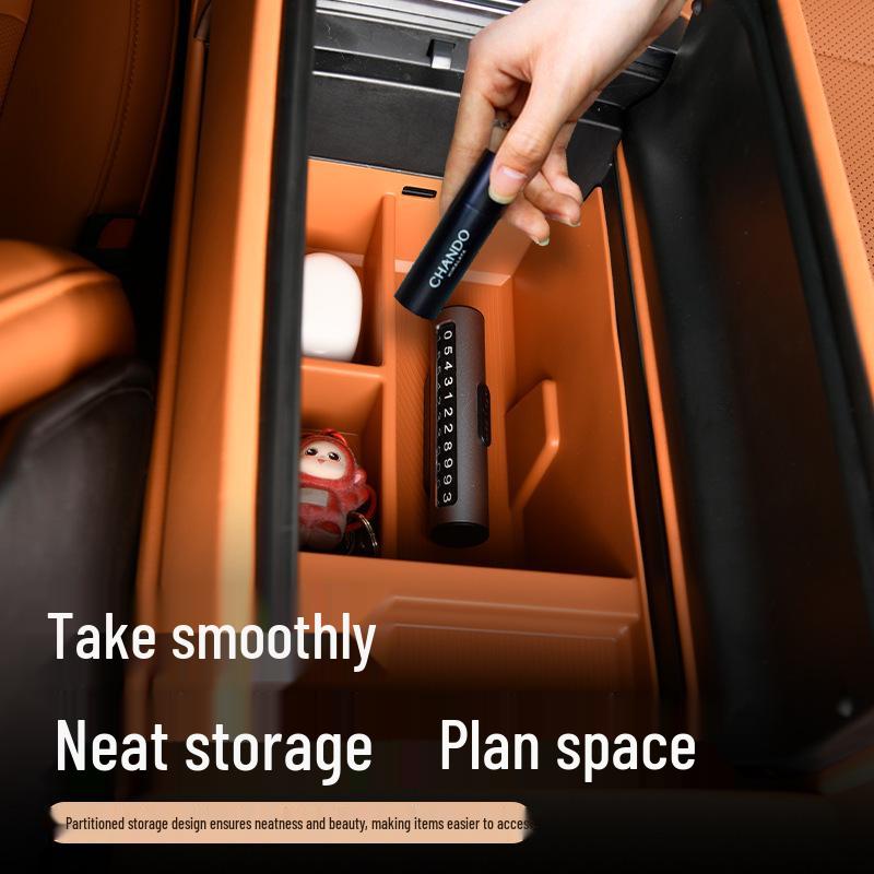 Xiaomi YU7 Car Armrest Console Storage Box - Interior Modification Accessory