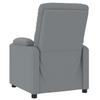 Electric Recliner Chair Light Grey Fabric