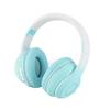 Bluetooth Headphone Heavy Bass Noise Cancelling Foldable Gradient Color Wireless Headset with Light