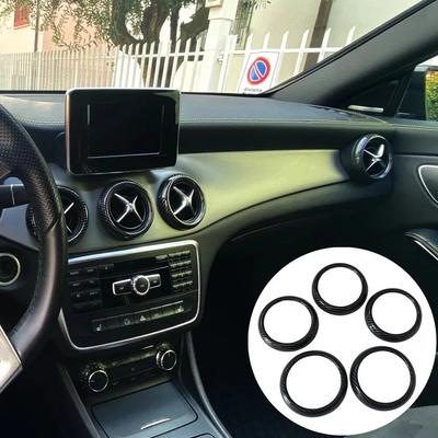 Anillo decorativo para salida de ventilación del aire acondicionado del coche, apto para Mercedes Benz AB CLA GLA clase W176 W246 C117 X156