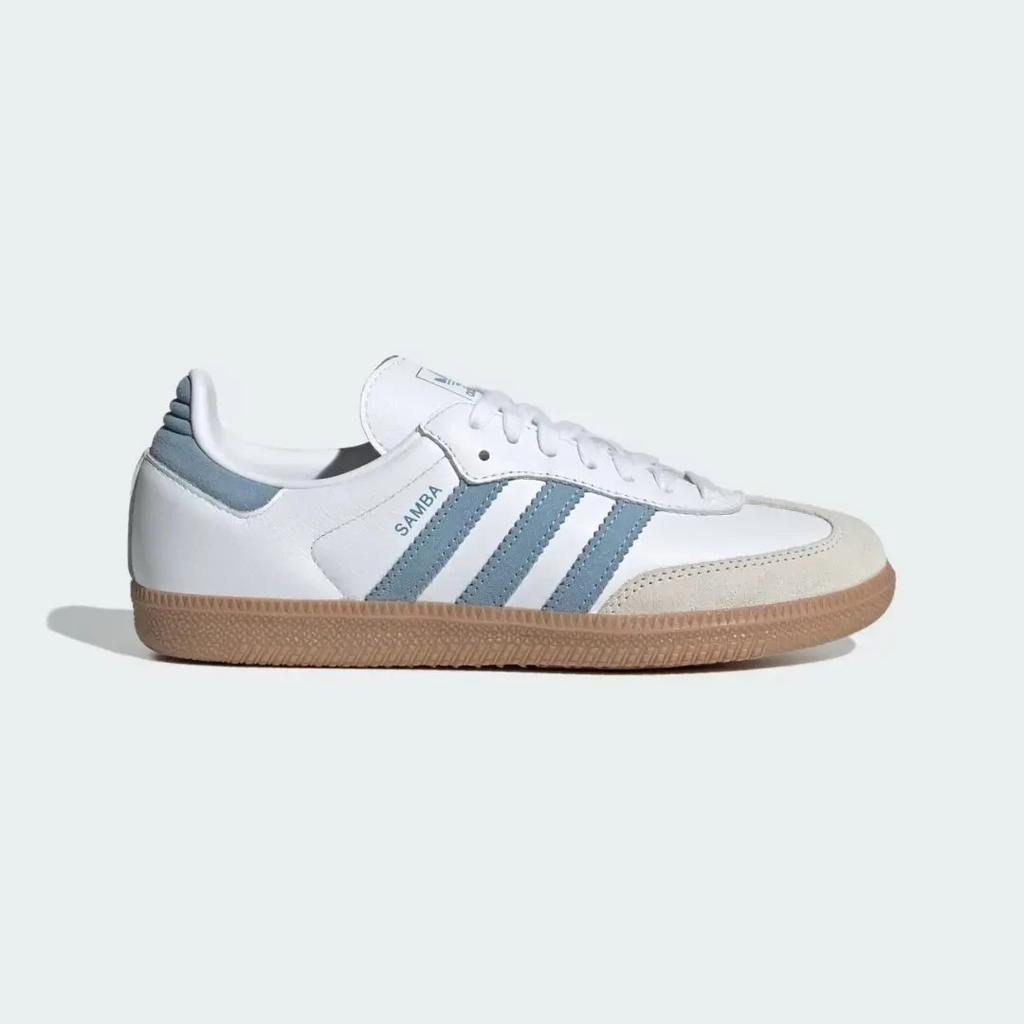 JS1391 adidas Originals Samba OG Cloud White Alumina Ash Blue (Women's)