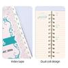 Index Tags 2026 Planner Notebook Spiral Binding Simple Design Coil Diary Book Clock In Function A5 Size Spiral Notebook
