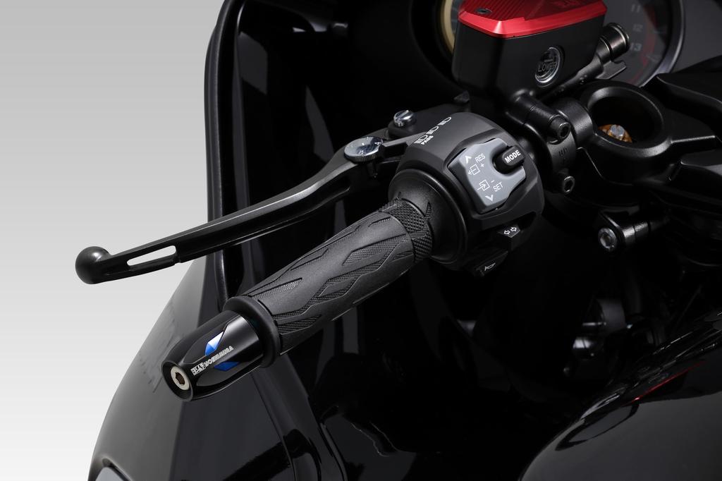 Yoshimura 696-0H2-2200 Handlebar End High Line Suzuki M12 (Blue)