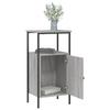 Nightstand Gray Sonoma Oak 41x31x80 cm Particleboard