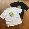 Summer Loose Fit Unisex TShirt Gramicci Fresh Kiwi Fruit Print Solid Color Casual Oversized Cotton Tees