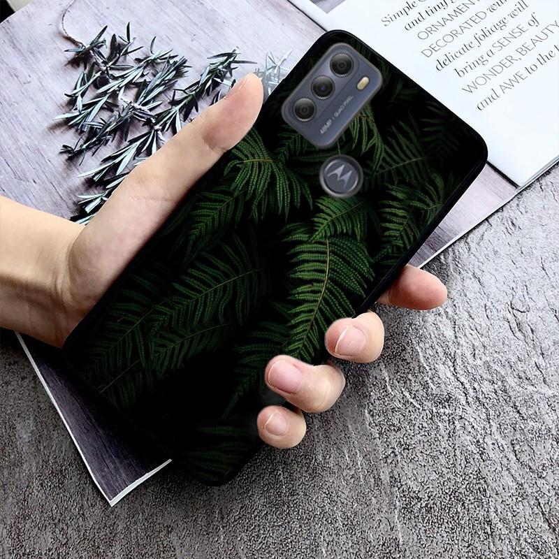 Tropical Leaf Palm Leaves Phone Case For Moto G84 G23 G24 G31 G32 G41 G51 G52 G53 G54 G71 G82 G42 G62 G200 G Play G Stylus