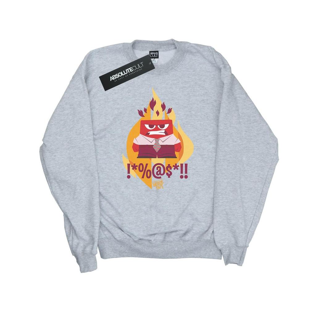 Disney Womens/Ladies Inside Out Fired Up Sweatshirt
