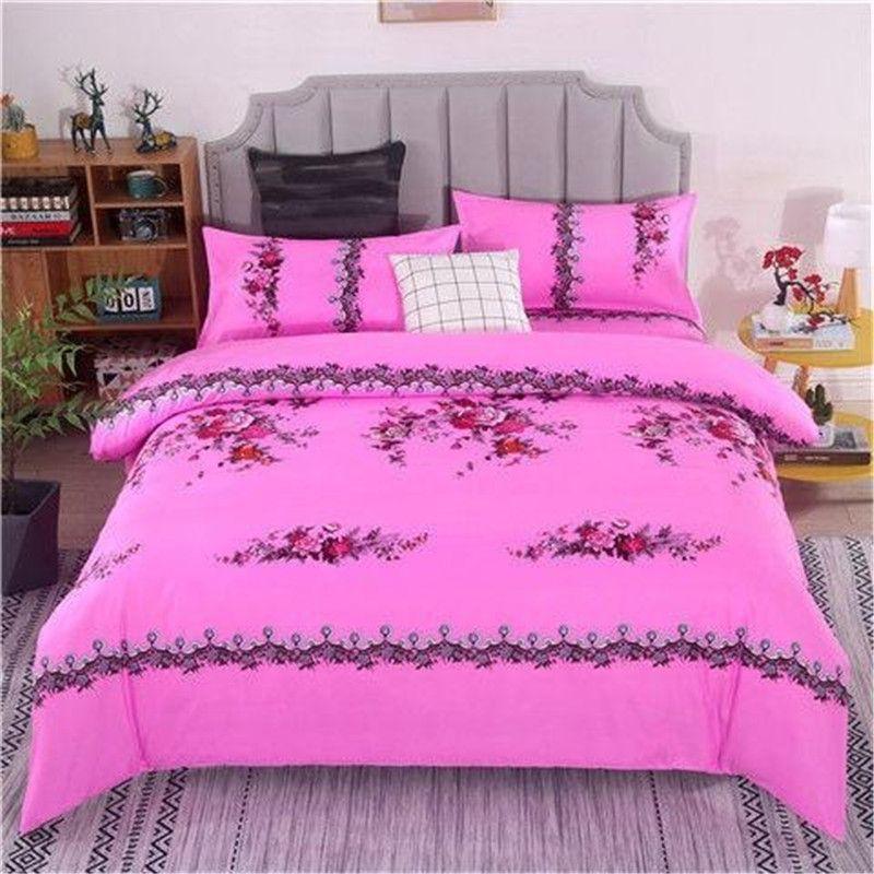 

Old-Fashioned Bed Sheets Shanghai Old-Fashioned National Bed Sheets Quilt Cover Four-Piece Set Dormitory Bed Sheet Bed Sheets One pillowcase National powder