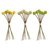 6 Mazzi Fiori Finti Crisantemi Pompom Fiori Artificiali Finti Mini Palla di Crisantemo con Gambo per Riempimento Vasi Casa Matrimonio Festa Centrotavola Composizioni Floreali