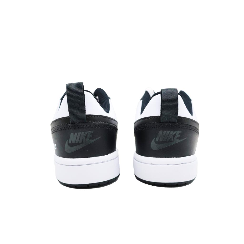 Nike Court Borough Wild Dream Collection, Lazy Panda Non Slip Lightweight Low Top Skateboard Shoes GS Black White BQ5448-115(Team271-)