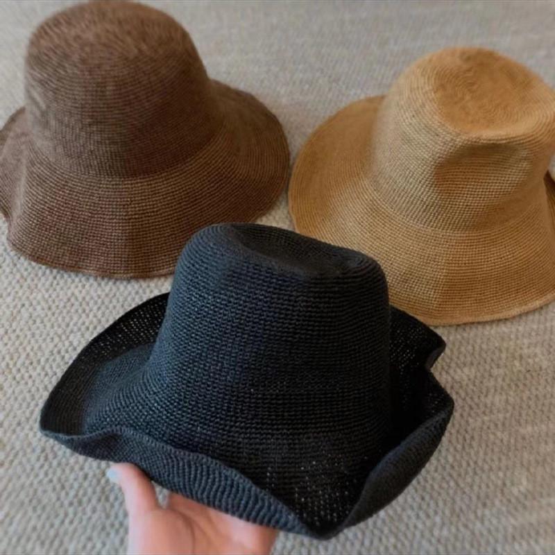 Simple Casual Fisherman Hat With Wide Brim Sun Protection For Beach And Vacation
