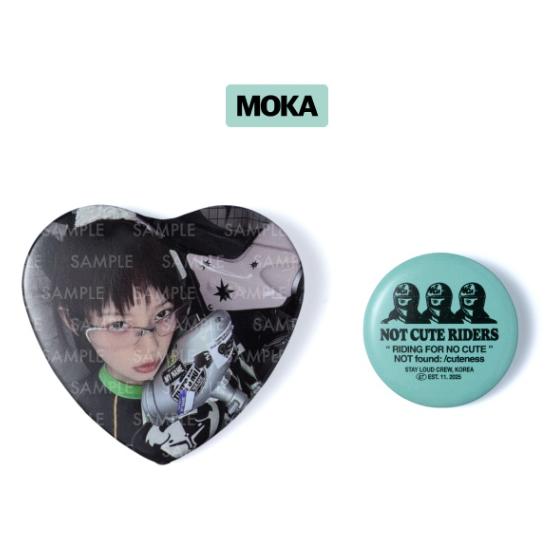 

ILLIT БОЛЬШЕ НЕ МИЛЫЙ Набор значков MOKA