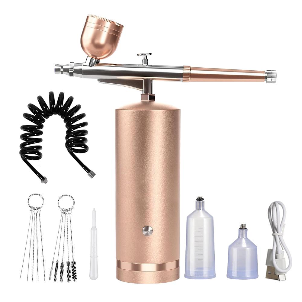 Airbrush with Compressor Paint Spray Gun Airbrush Painting Mini Spray Gun for Paint Modeling Crafts Airbrush Kit with Compressor