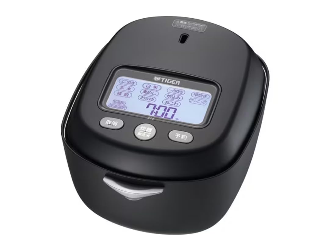 

Tiger TIGER JRX-T060-KT Earthen Pot Pressure IH Jar Rice Cooker Freshly Cooked 100th Anniversary Model Earthen Pot Awabi Cooker 3.5 Cup Cosmo Black 10
