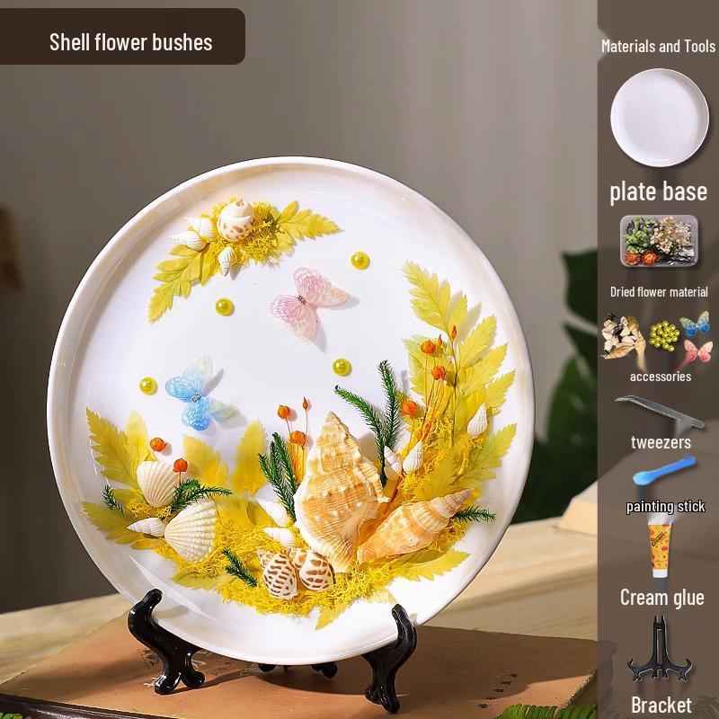 DIY Mosaic Plate Painting Kit: Creative Parent-Child Educational Ornament for Kindergarten