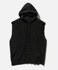 VASTIC Knit Hoodie Vest_Black
