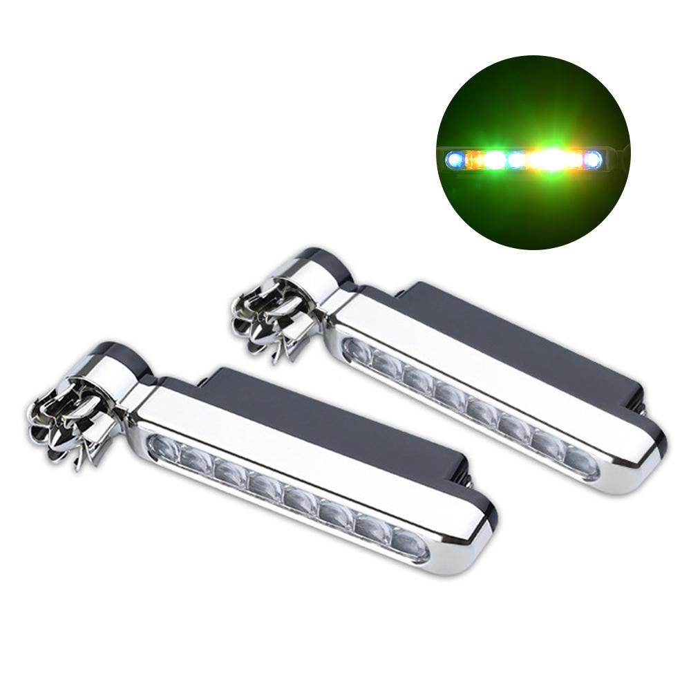 

2 шт. Автомобільне світлодіодне денне ходове світло з живленням від вітру, освітлення, лампа-вентилятор, що обертається, фари автомобіля