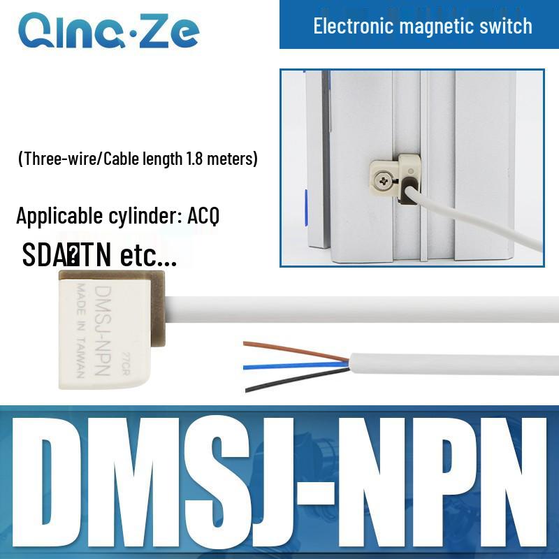 Magnetischer Zylindersensor: D-A93 Zwei-Draht & CS1-F Drei-Draht Endschalter