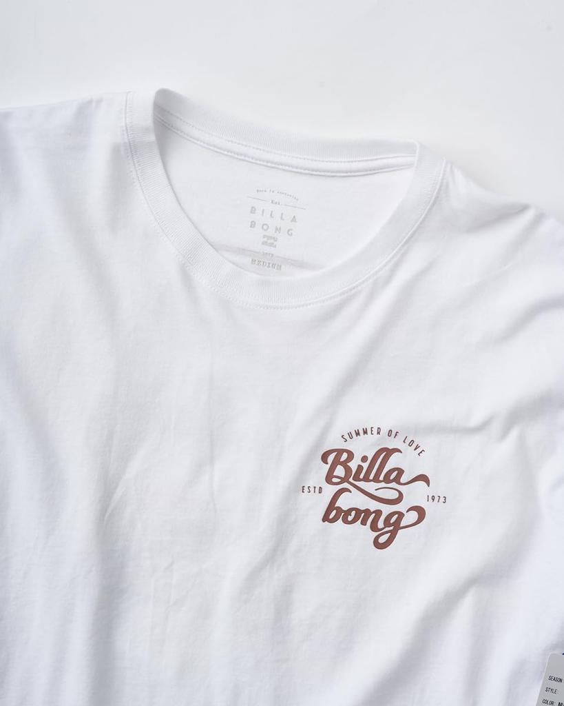 Billabong Modern Square Logo Boy Fit Tee In Nut Women's