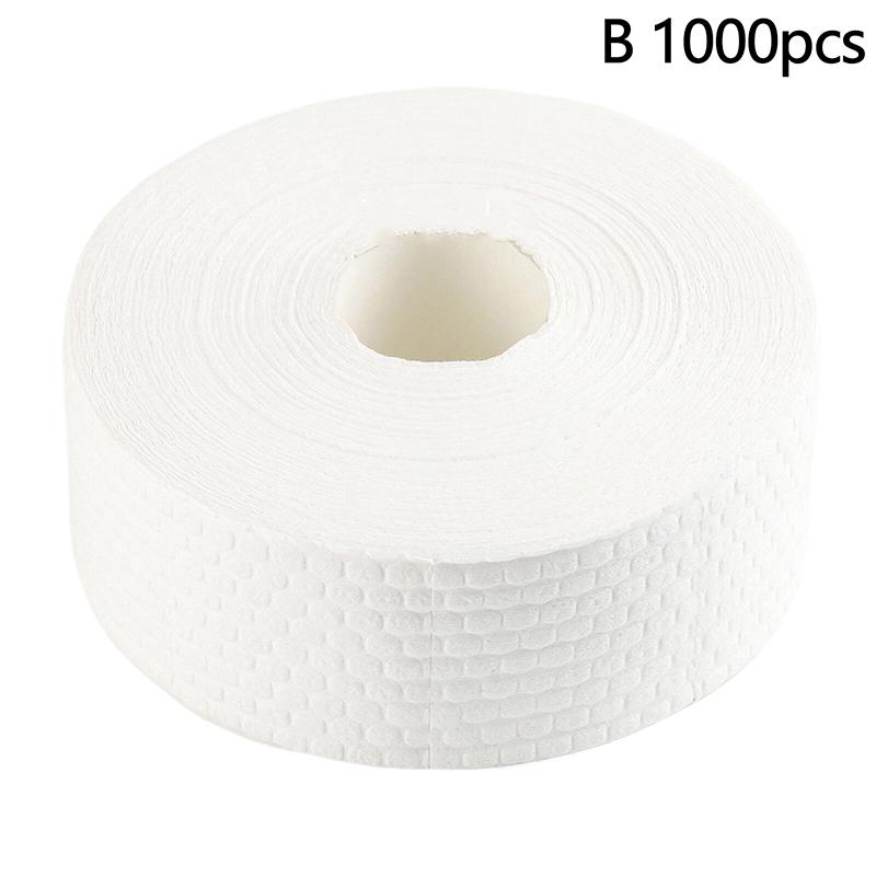 

1 рулон профессиональных безворсовых ватных дисков для снятия гель-лака для нейл-арта 1000pcs
