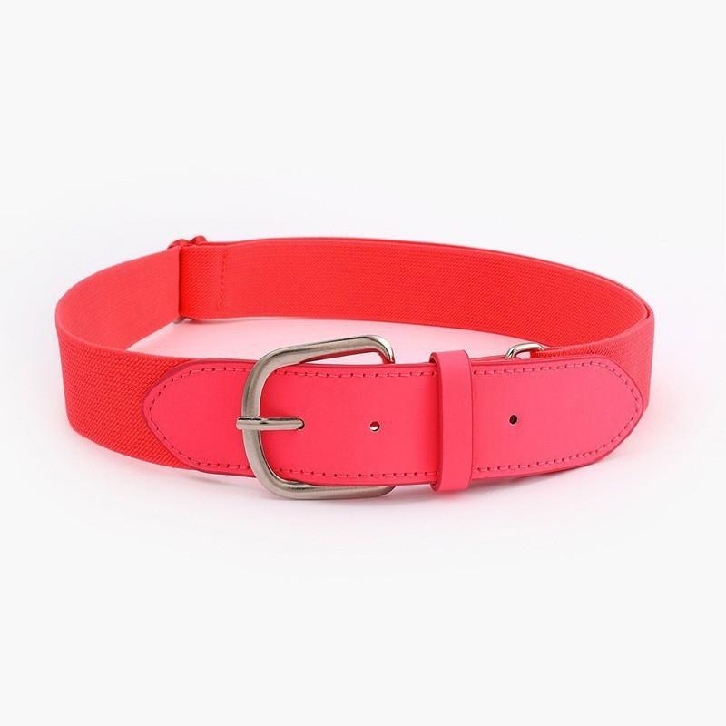 Outdoor Sports Adult Baseball Belt, Student Elastic Elastic Belt, Simple and Versatile Colorful Belt