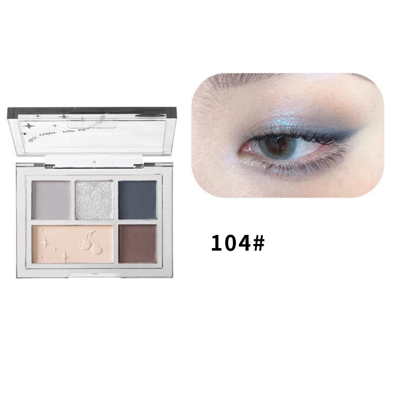 Eyeshadow Palette, Matte Pearlescent, Non-removable, Color-promoting, Brightening, Contouring, High-gloss Blush Eyeshadow