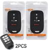 Pair For Honda Accord Civic Passport CRV HRV FIT Remote Key Fob Cover Shell Case