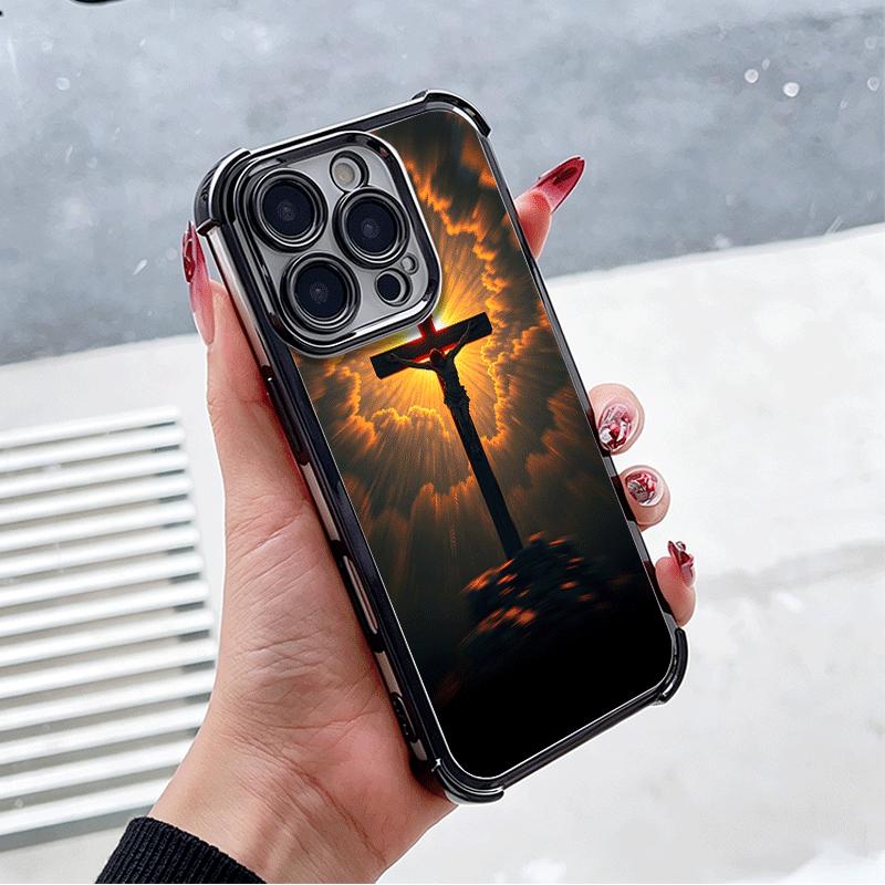 God Jesus Pray Cross Bible Plating Phone Case For Xiaomi Poco X5 X6 X7 X8 Pro Max F8 Ultra F7 M8 M7 M5S Redmi 15C 15 14C 13C 13