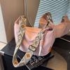 New Fashi Crossbody Bag Simple Wide Shoulder Strap Design Single Shoulder Bag Original Style Commuting Dumpling Women Bag