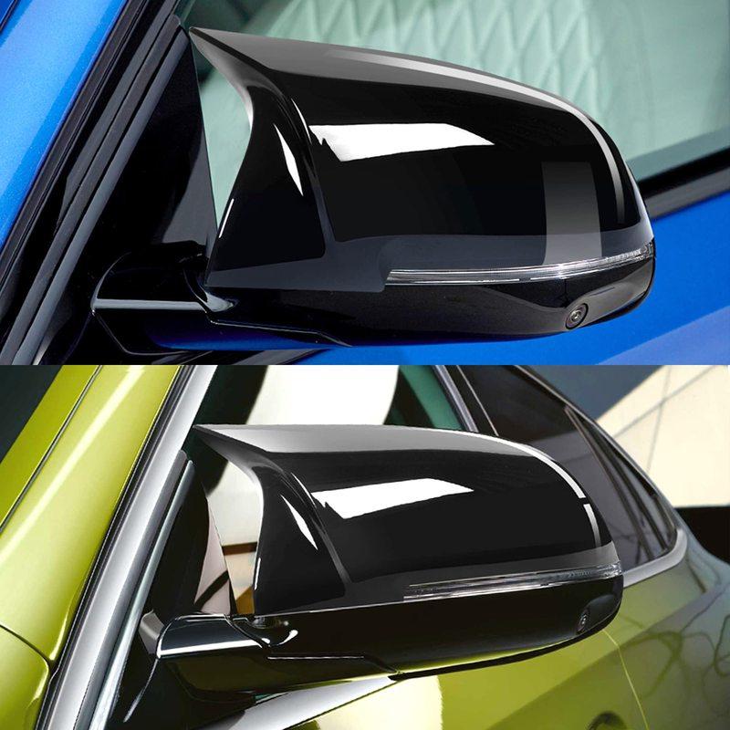 2PCS ABS Mirror Cover Rearview Side Mirror Cover for BMW 1234 Series F20 F21 F22 F23 F30 F31 F34 F32 F33 F36 X1 E84 M2 F87