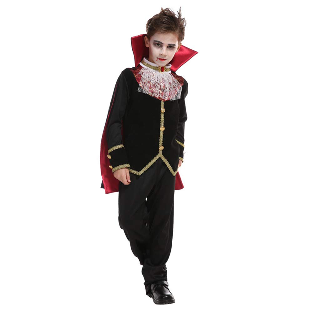 [Emfay] Dracula Cosplay for Kids, Vampire Costume, Halloween, Vampire Costume, Aristocrat, L