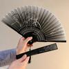 Silk Vintage Folding Hand Fan Chinese Japanese Bamboo Fans Craft Gifts Women Dance Performance Props Home Decoration Ornaments