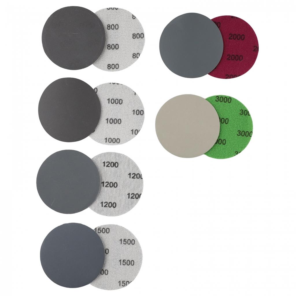 Polier-Schleifpapier Nass/Trocken Holz 3 Zoll 30 Stück/Satz 75 mm