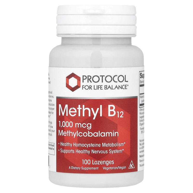 Methyl B12, 1,000 mcg, 100 Lozenges