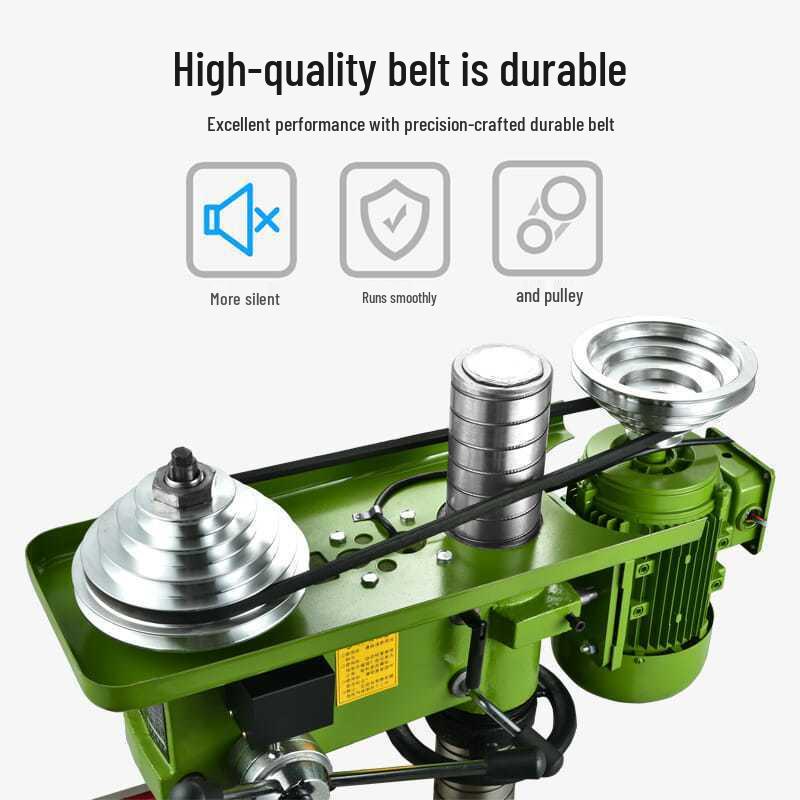 220V Multi-functional CNC Bench Drill: Deep Hole, Tapping, Milling & Rotary Desktop Machine