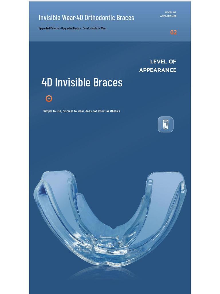 Adult Invisible Mouthguard for Protruding Teeth and Teeth Grinding
