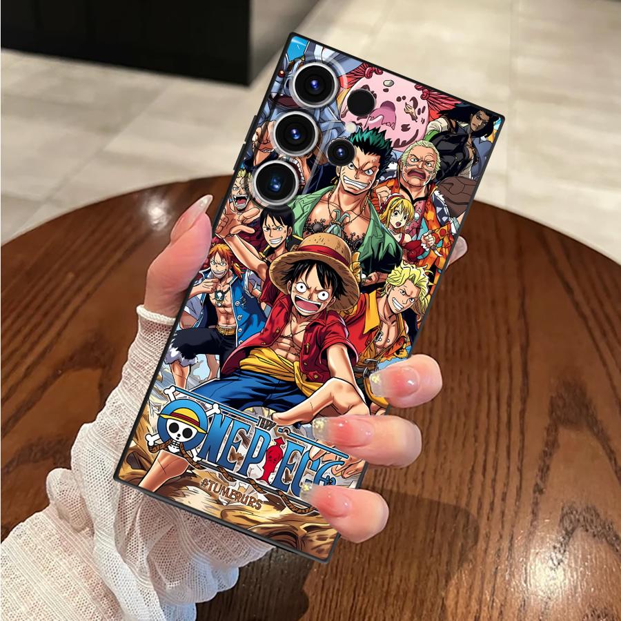OneS P-ieceS Anime Funda Phone Cover Case for Samsung Galaxy S25 S24 Plus S20 S23 FE Note 20 9 10 S25Edge S21 S22 S9