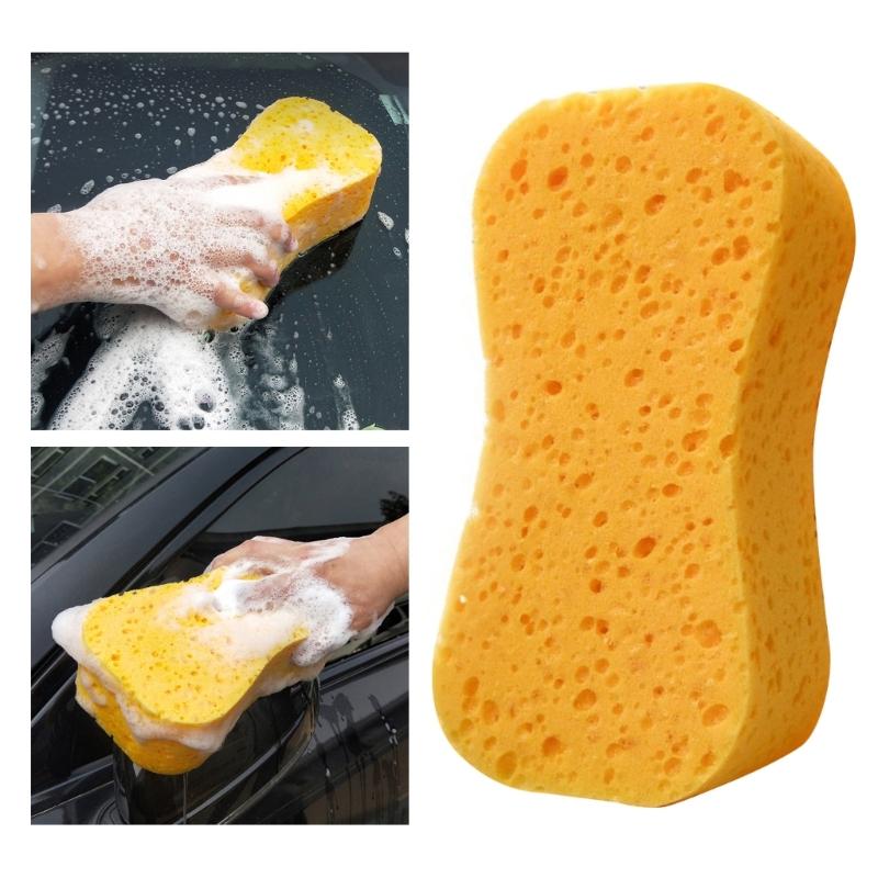 Car Yellow Sponge For Washing Window Anti Scratch Technology Perfect For Wheels Windscreen And Bodywork Cleaning Washing