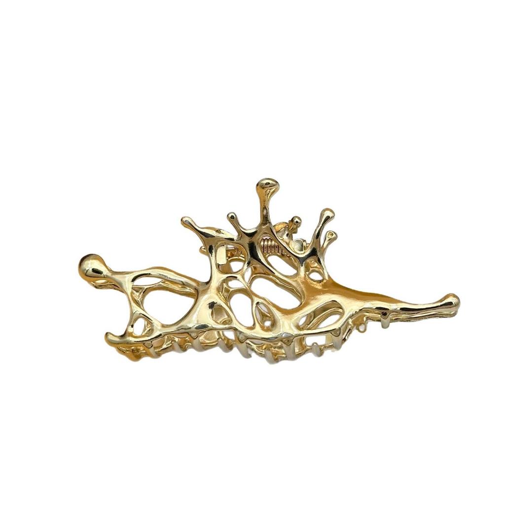 Prémium Fém Hajcsat Vastag Hajra - Elegáns Cápacsipesz Hajdísz