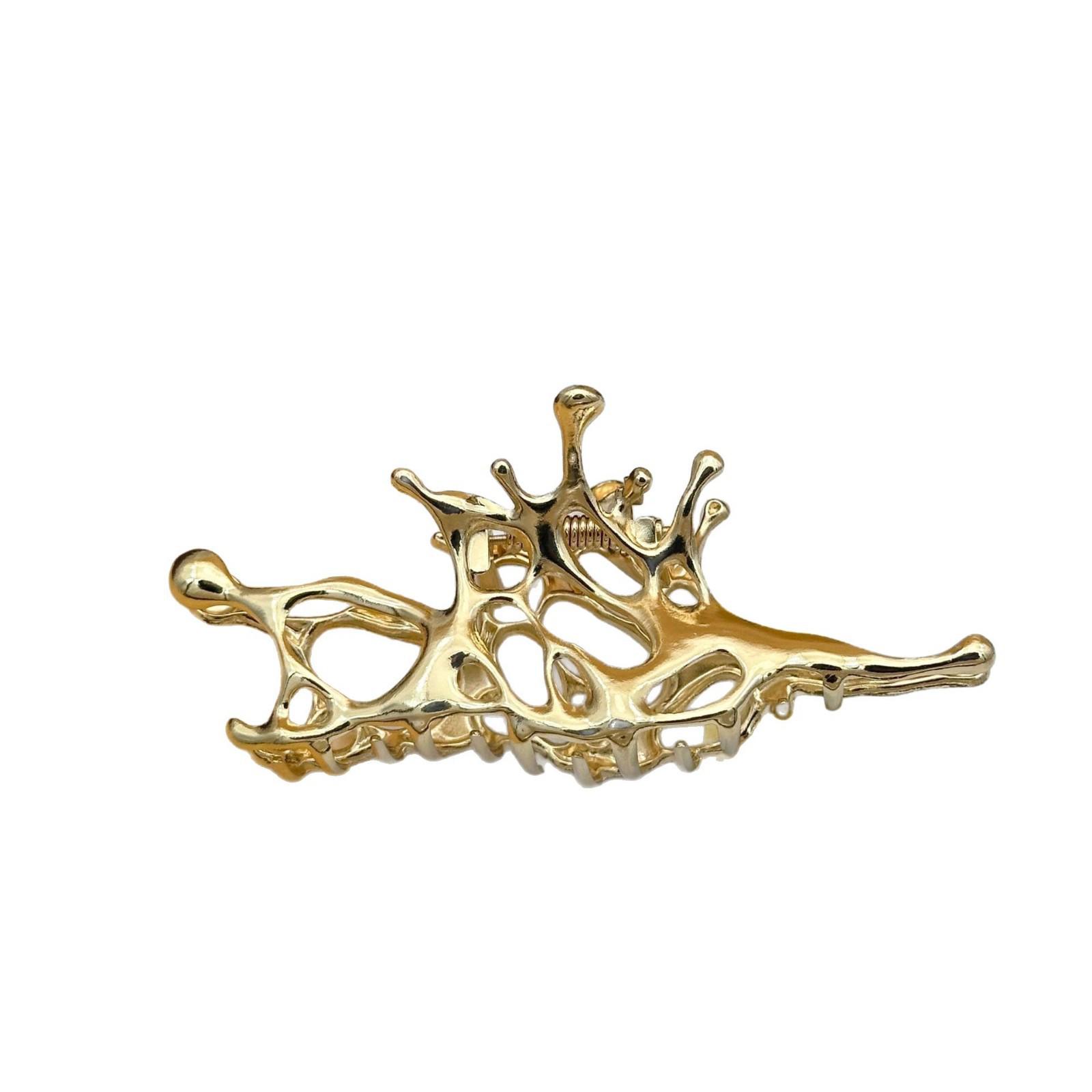 

Premium Metal Hairpin for Thick Hair - Elegant Shark Clip Headdress