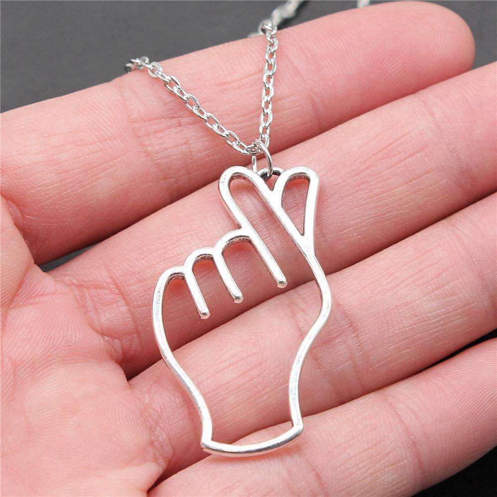 Necklace On The Neck 43cm Chain Peach Heart Nameplate Wedding Jewelry Findings QN057