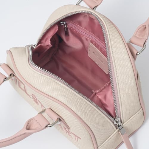 Jill Stuart Mini Boston Bag with Brand Logo, Daily Casual, Pink, Women's JSLH5AB2