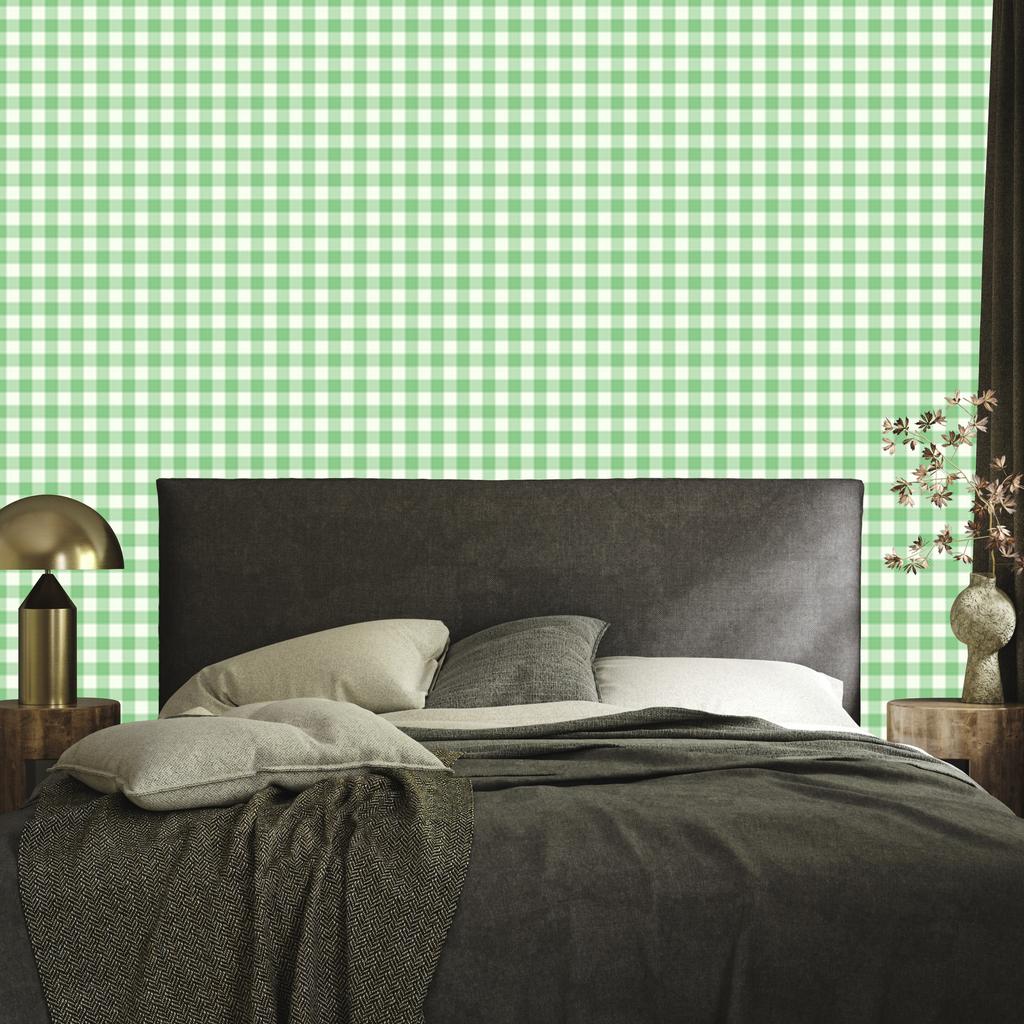 Mint fabric pattern wallpaper, mint background for living room and bedroom 50x1000