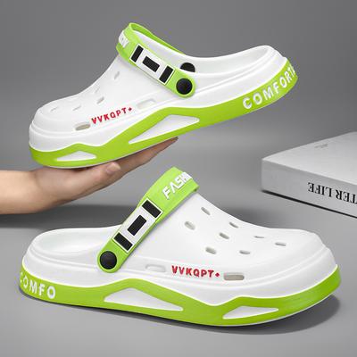 Herren Sommer Clogs - Leichte EVA Strandsandalen, Rutschfeste Atmungsaktive Schuhe für Garten/Pool/Innenbereich