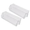 2PCS Fridge Shelf Grey Clear Middle Or Top Door Bin 306mm For Dometic Caravan