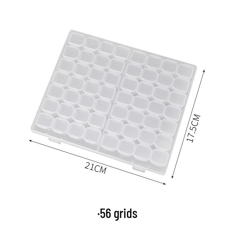 Portable Transparent Jewelry Storage Box: Anti-Oxidation Case for Earrings and Necklaces
