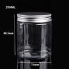5ML-500ML Dark Brown Refillable Bottle Portable Glass Split Bottle Circular Tea Face Cream Bottle Travel Cosmetic Container Can